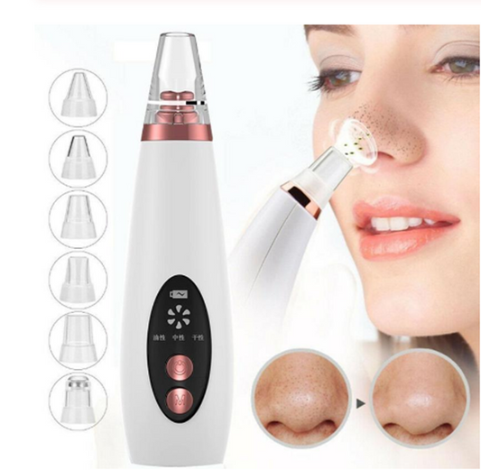 Facial pore cleaner, blackhead suction instrument